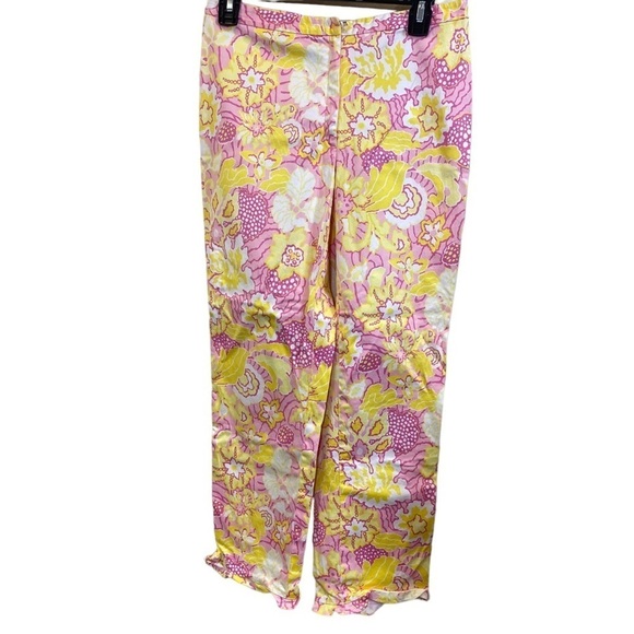 TIBI Capri Pants - 6 - Pink Yellow White - Picture 1 of 6